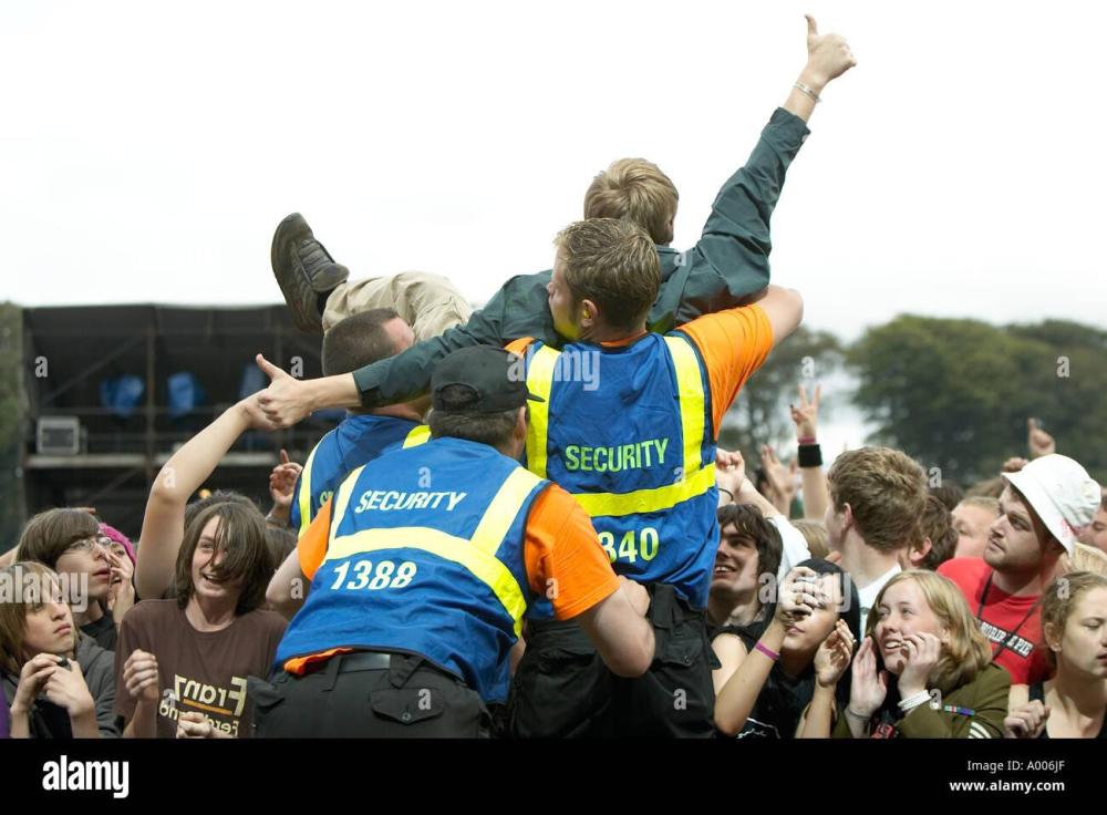 security-guards-remove-a-music-fan-at-the-carling-festival-leeds-august-A006JF.jpg
