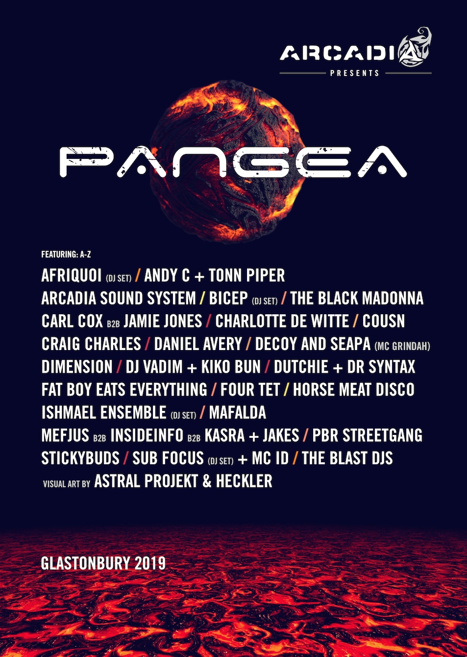 Arcadia's Pangea 2019
