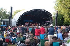 around the festival site