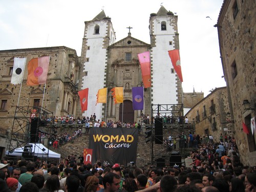 around the festival site