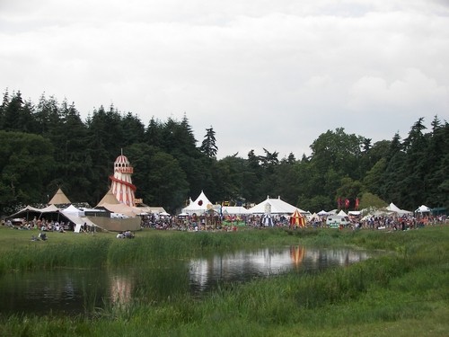 around the festival site (Friday)