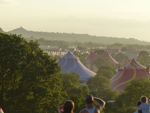 around the festival site (view from West Campervan fields)