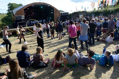 around the festival site: The Beatherder Festival 2015